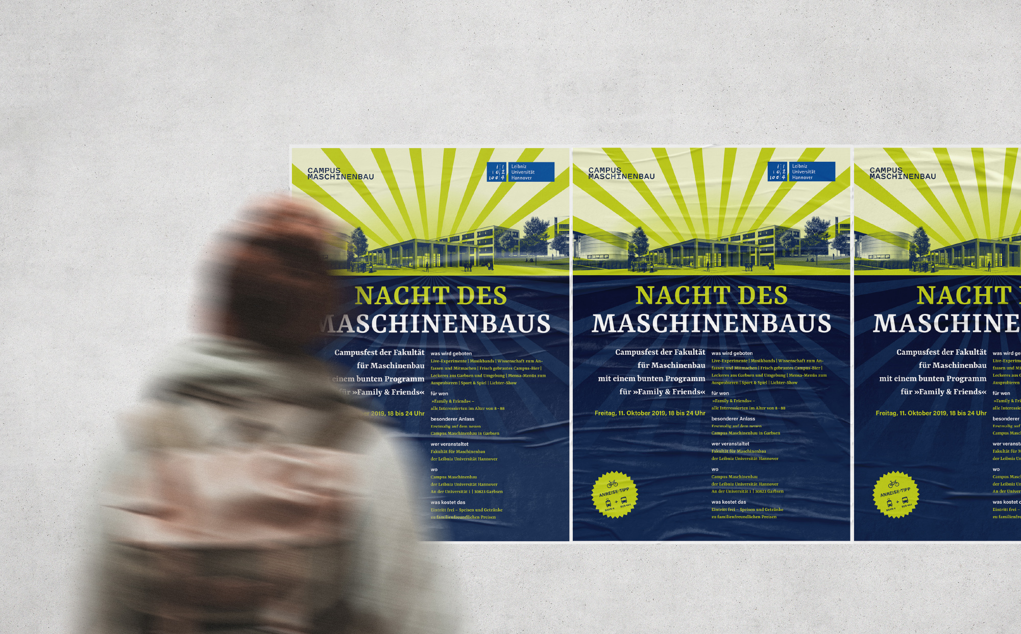 Gestaltung von Plakat 'Nacht des Maschinenbaus' in Garbsen